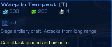 Starcraft 2 Tempest